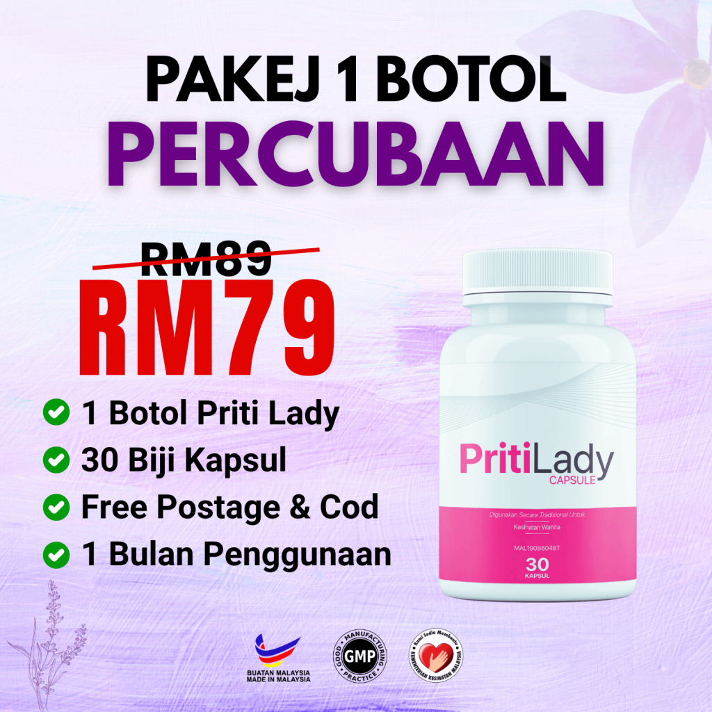1 BOTOL KAPSUL PRITI LADY